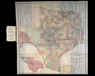 Presslers Kaart van Texas